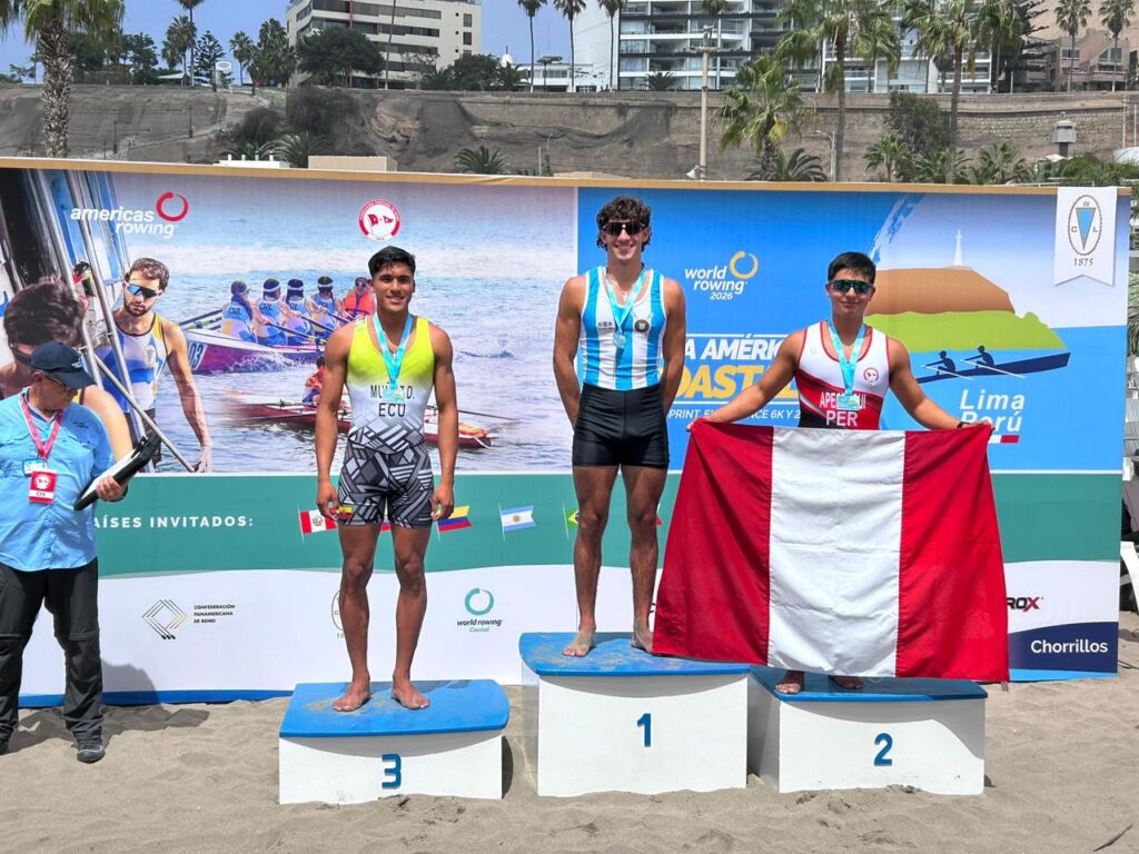 Doble medalla de oro para el marplatense Santiago Ferrer Ferrero en Perú