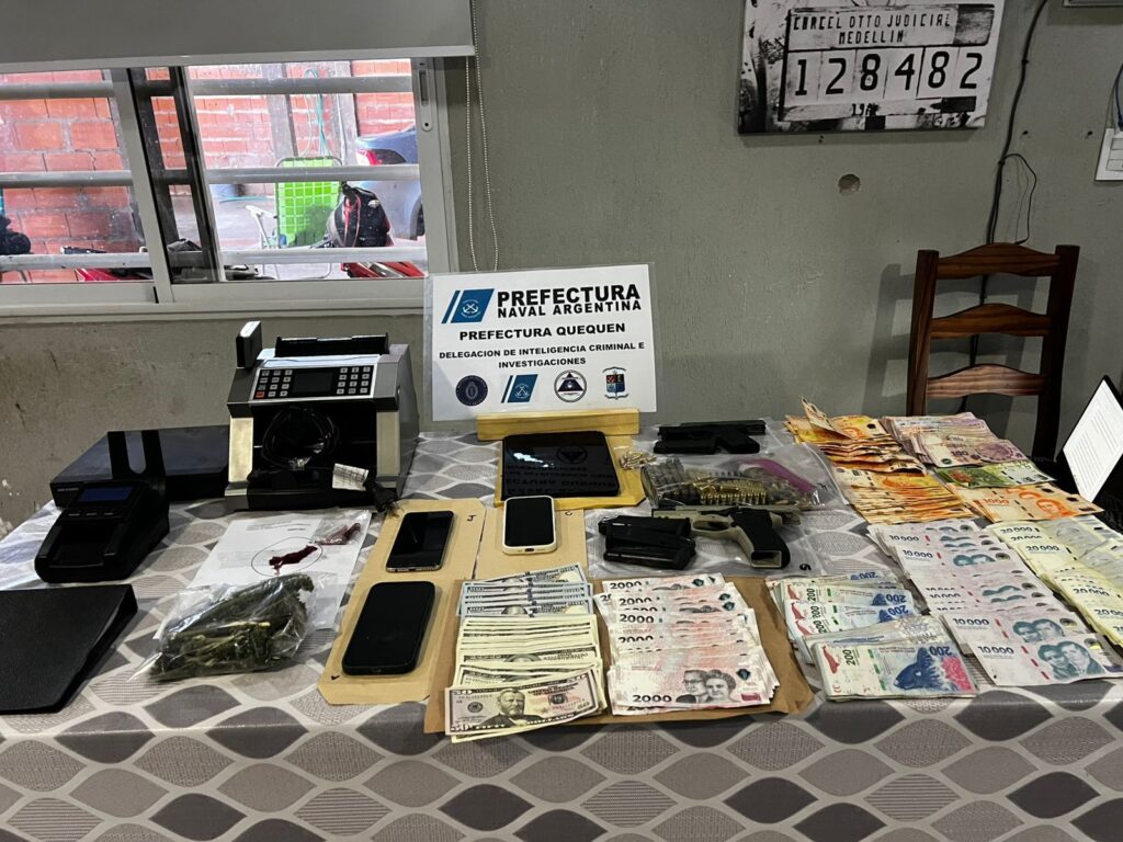 Operativo millonario contra el narcotráfico: cuatro detenidos y secuestró de drogas y armas por 120 millones