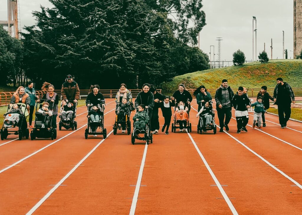 Se realizó en el EMDER un emotivo encuentro de atletismo para personas con discapacidad