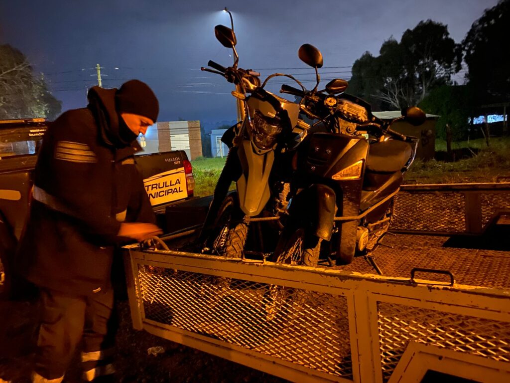 Nuevo operativo de seguridad y tránsito terminó con motos secuestradas