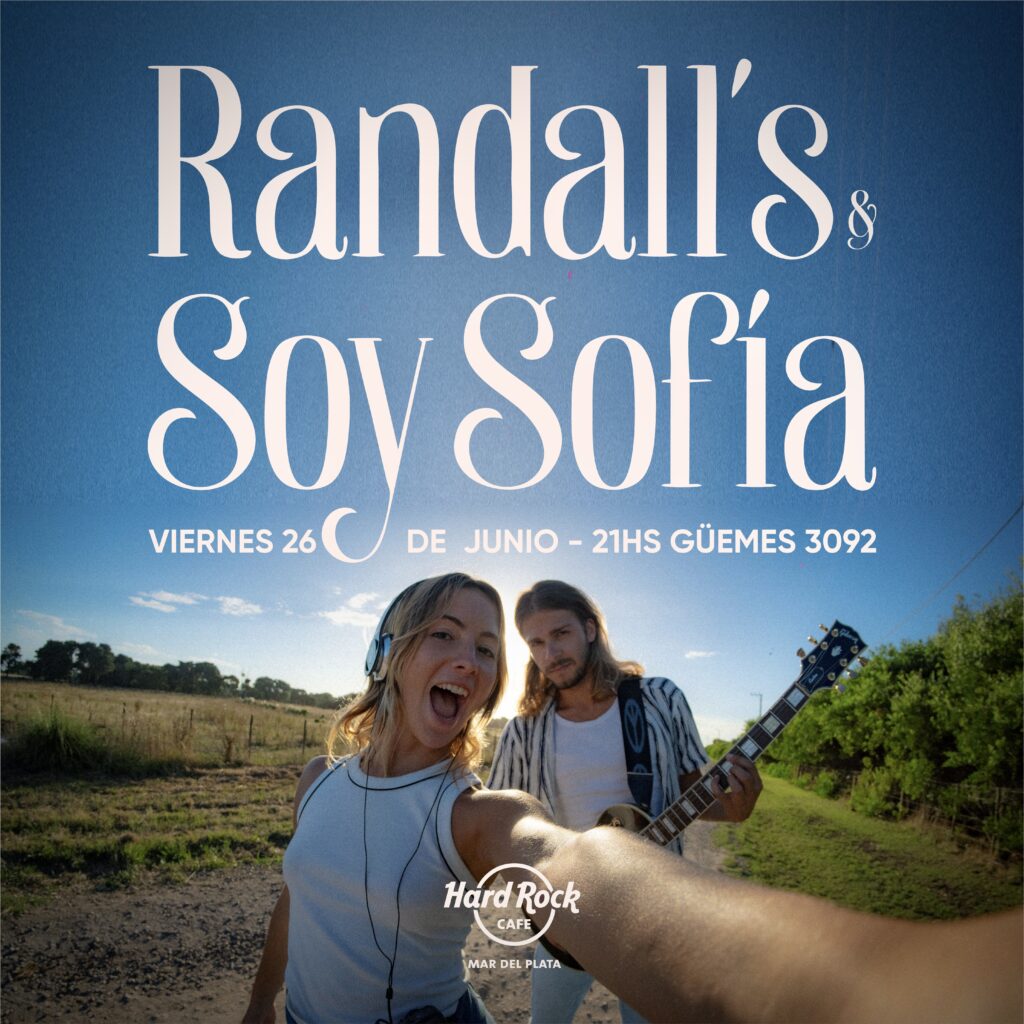 Randalls’s y Soy Sofía vuelven a Mar del Plata para presentar en vivo: «Ni una sola foto»
