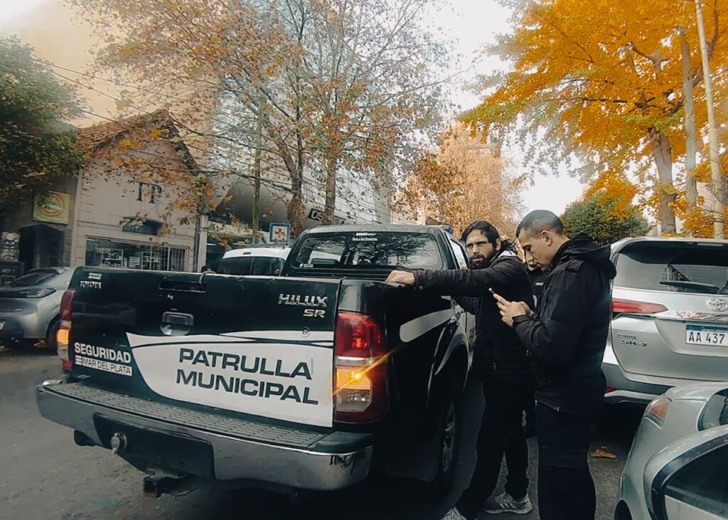 Amenazó a un peatón en pleno centro y terminó aprehendido