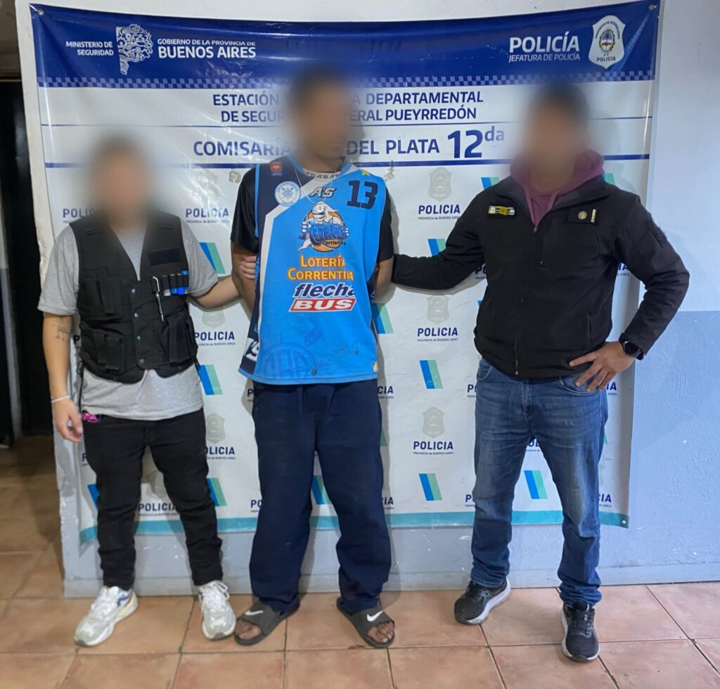 Persecución y detención de un delincuente con pedido de captura desde 2025