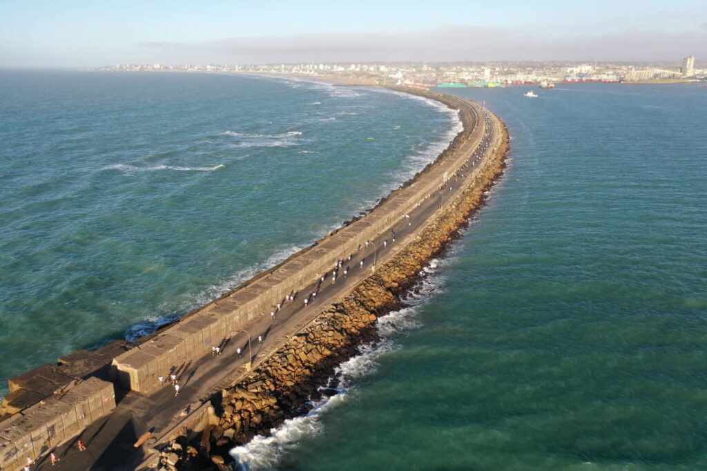 Mar del Plata: la segunda carrera de calle de la Prefectura en el puerto unirá las escolleras norte y sur