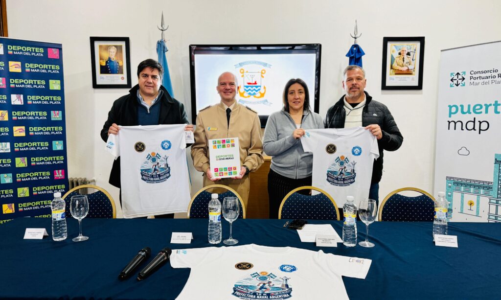 Atención runners: se presentó “Uniendo Escolleras”, la segunda carrera de calle organizada por Prefectura Mar del Plata