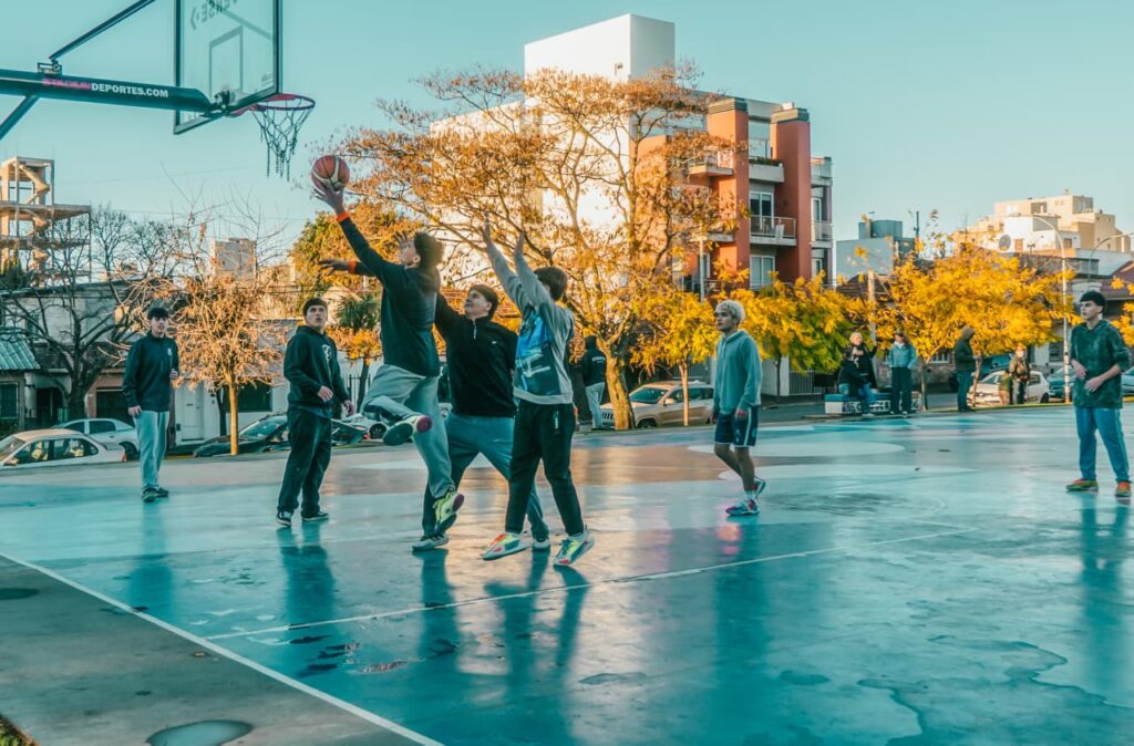Se puso en valor una reconocida plaza de Mar del Plata