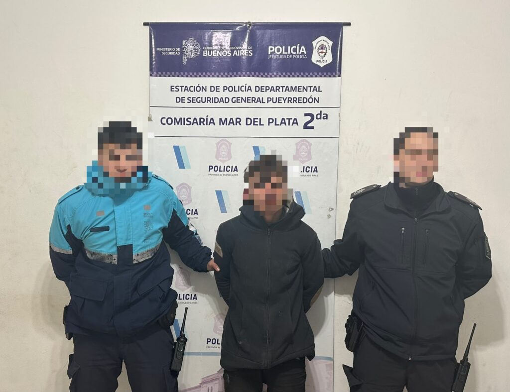 Joven en situación de calle rompió un vidrio para robar en una reconocida heladería