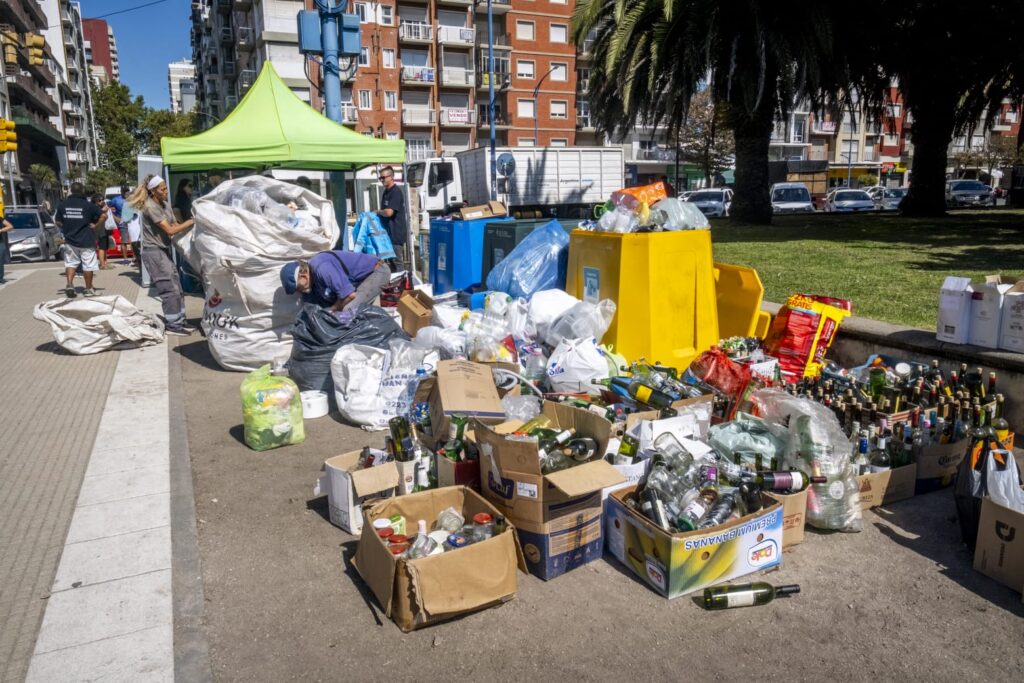 El Punto Verde Móvil se instalará esta semana en una reconocida plaza de Mar del Plata
