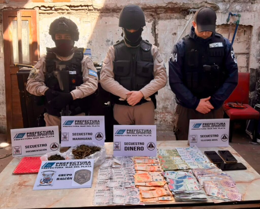 Video: Prefectura desplegó un megaoperativo y detuvo a un clan que vendía drogas en Mar del Plata