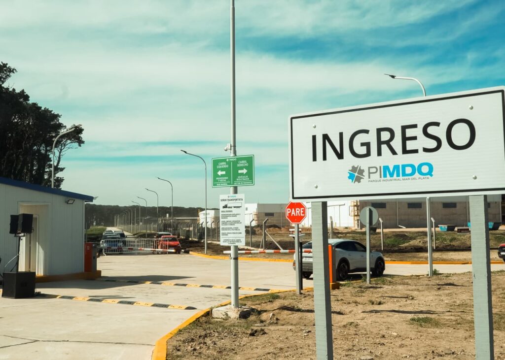 Inauguraron el nuevo acceso al Parque Industrial General Savio