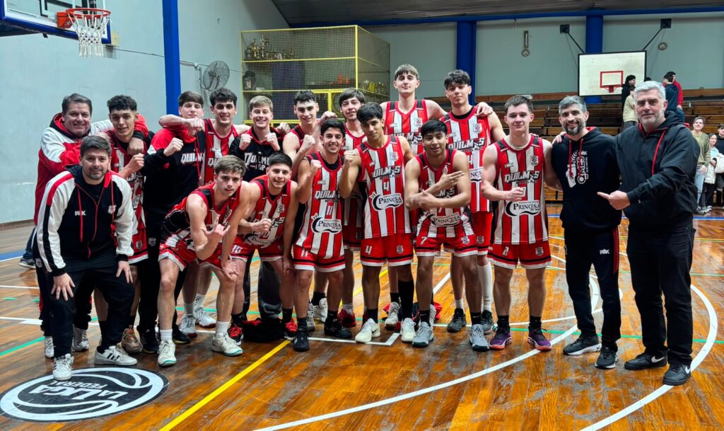 Histórico: Quilmes está entre los cuatro mejores de Argentina en la Liga Federal U21 de básquet