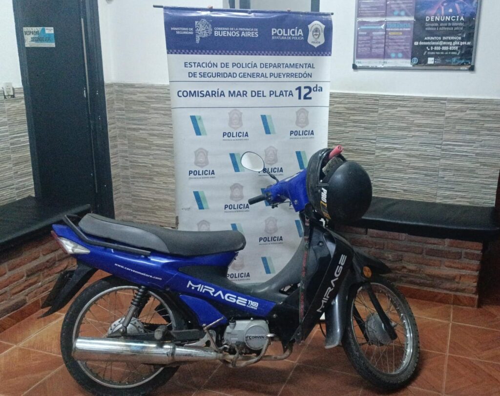 Dos motochorros intentaron robar una mujer: un aprehendido y un prófugo