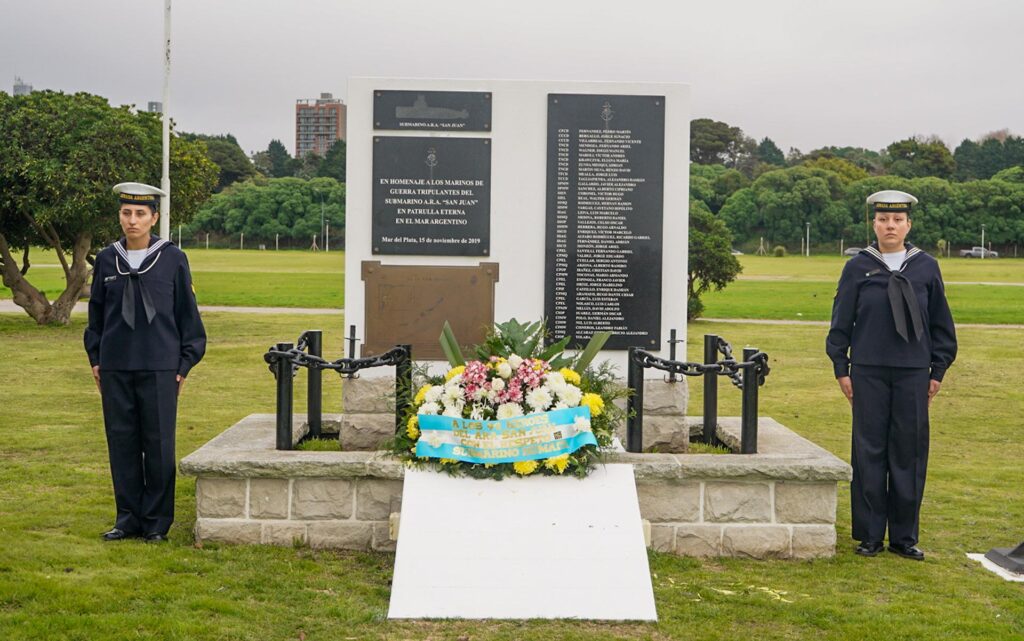 Mar del Plata: la Marina de Brasil homenajeó a los tripulantes del submarino ARA San Juan