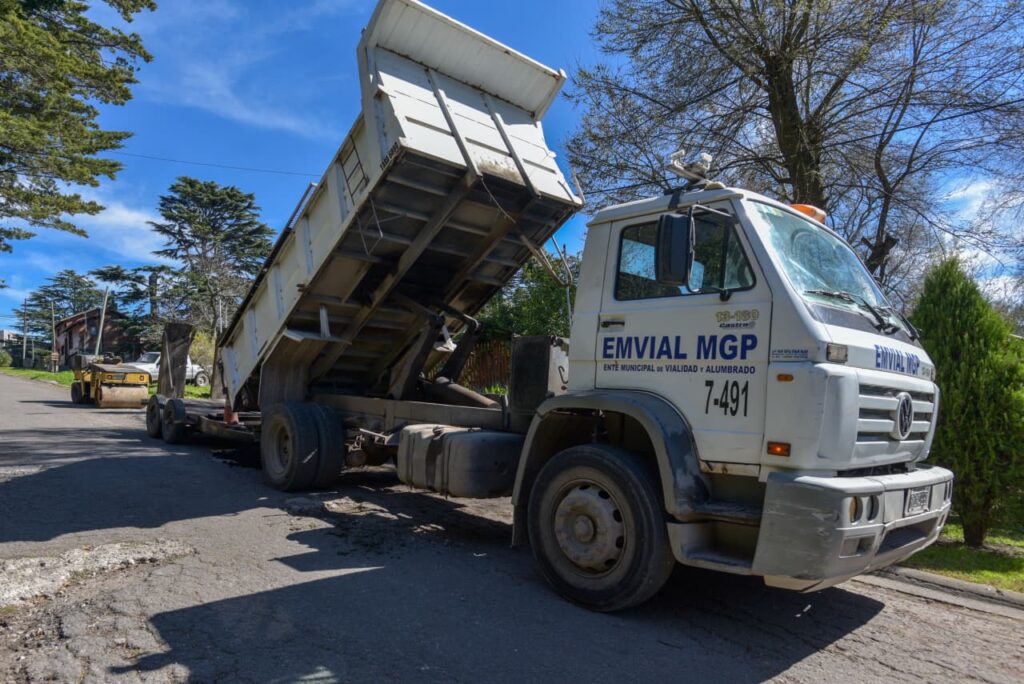 Bacheo Express avanzan en nuevos sectores de Mar del Plata y se centra en los recorridos de transporte público