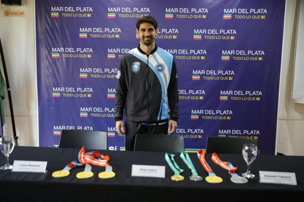 Importante reconocimiento a Tomás Maimone, el taekwondista marplatense que conquistó China y Corea del Sur