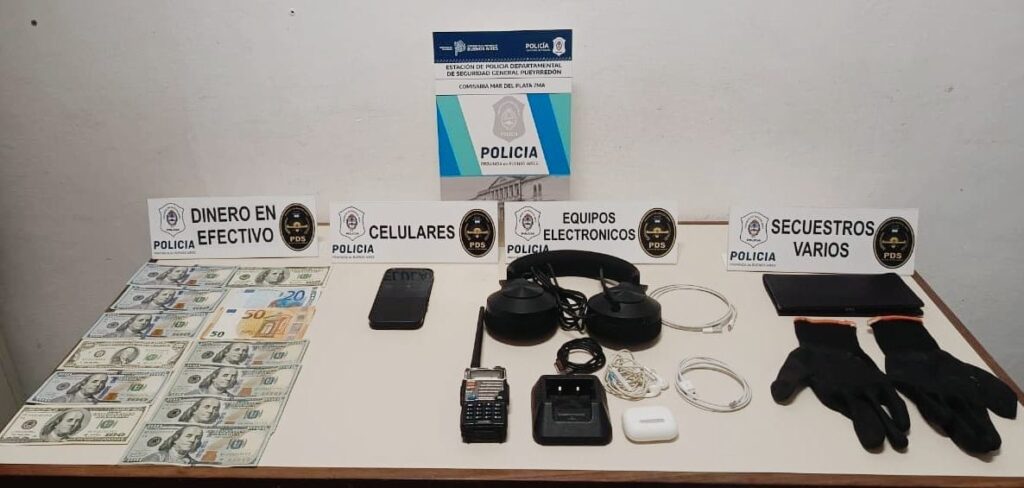 Múltiples allanamientos permitieron recuperar dinero y otros elementos de una organización delictiva