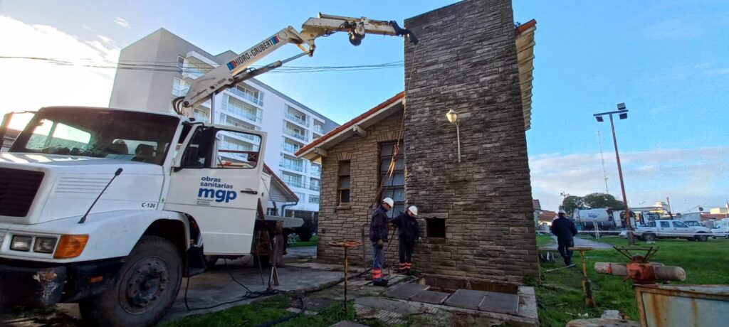 OSSE avanza con la licitación de una obra para optimizar el sistema cloacal en zona Puerto