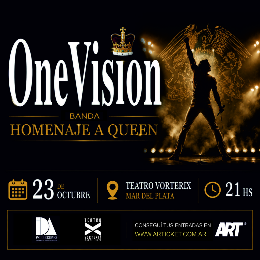 Homenaje a Queen en Mar del Plata a cargo de One Vision