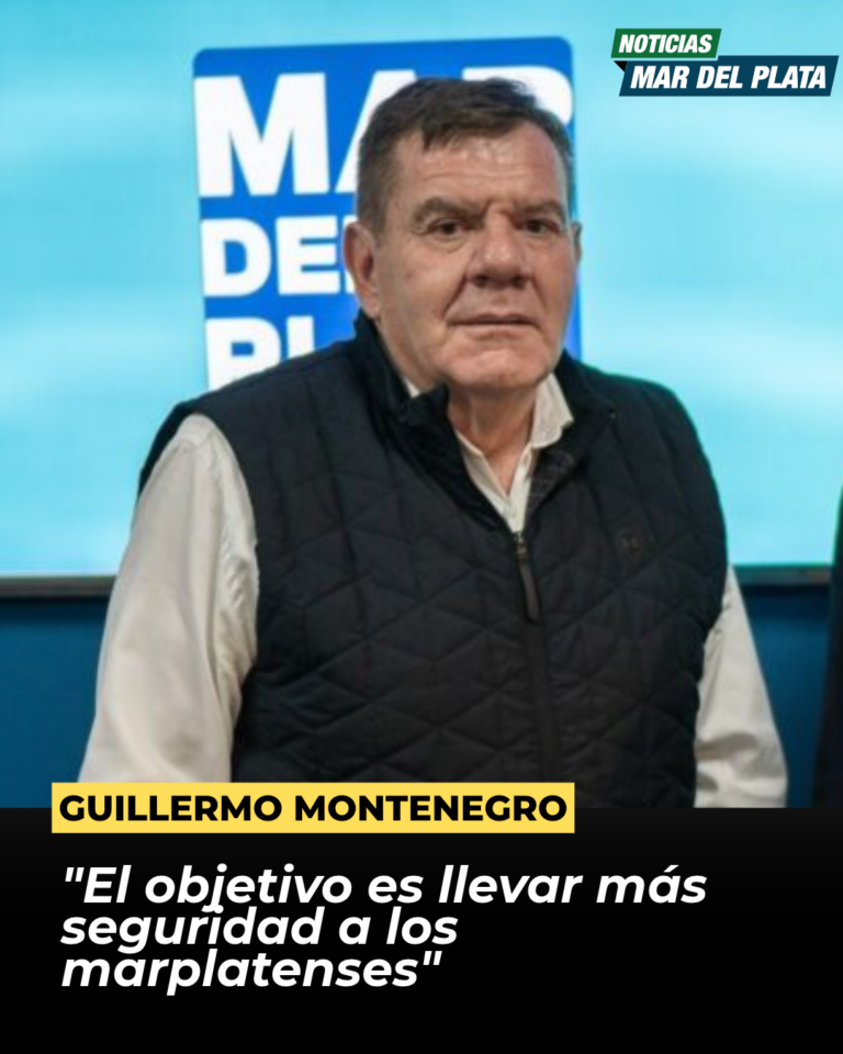 Montenegro: «El objetivo es llevar más seguridad a los marplatenses»