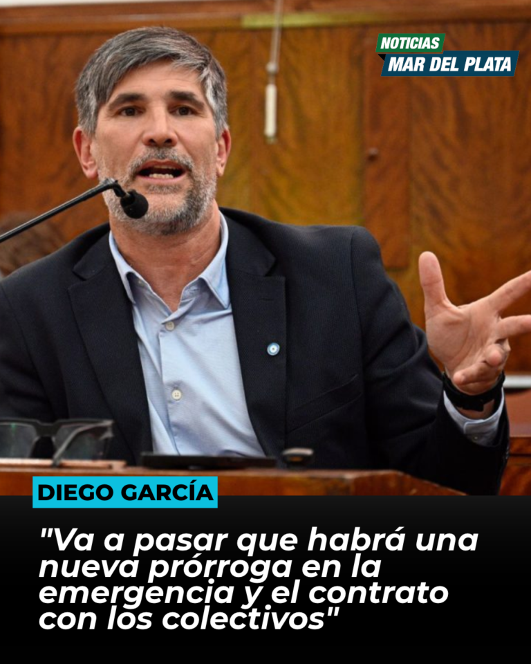 Diego García: «Va a pasar que habrá una nueva prórroga en la emergencia y el contrato con los colectivos»