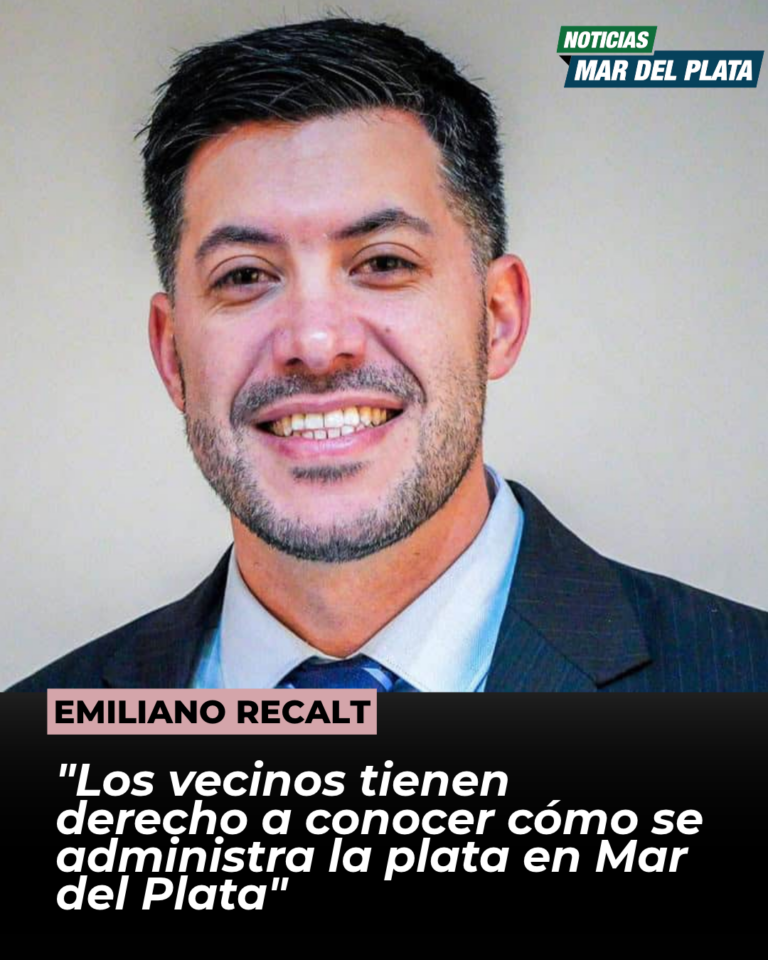 Emiliano Recalt: «Los vecinos tienen derecho a conocer cómo se administra la plata en Mar del Plata»