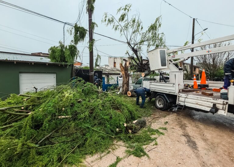 El paso de El Niño dejó importantes daños en distintos puntos de Mar del Plata