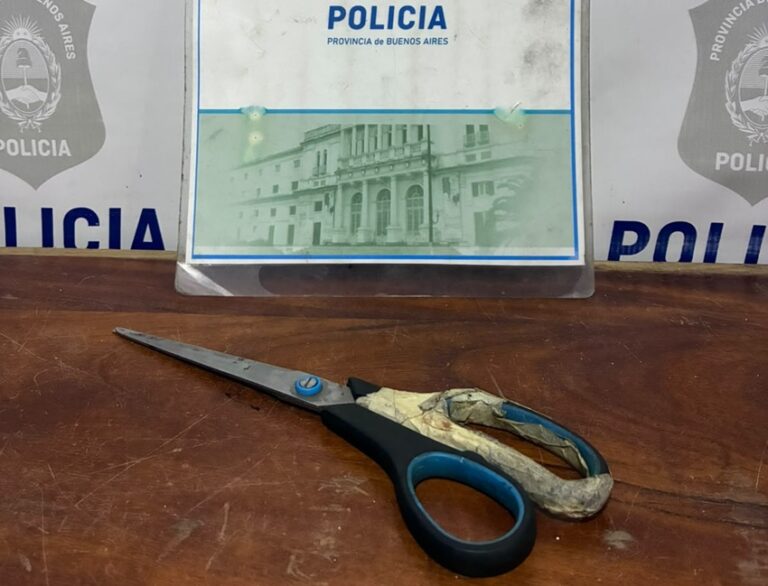 Con una tijera intentó asaltar a un empleado de un almacén y a los clientes